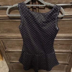 Altar'd State Black and White Polka Dot Sport Dress